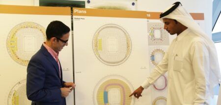 Construction underway at Lusail Stadium