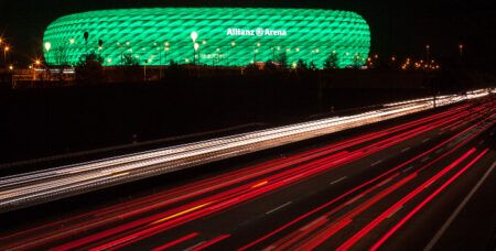 Allianz Arena lighting