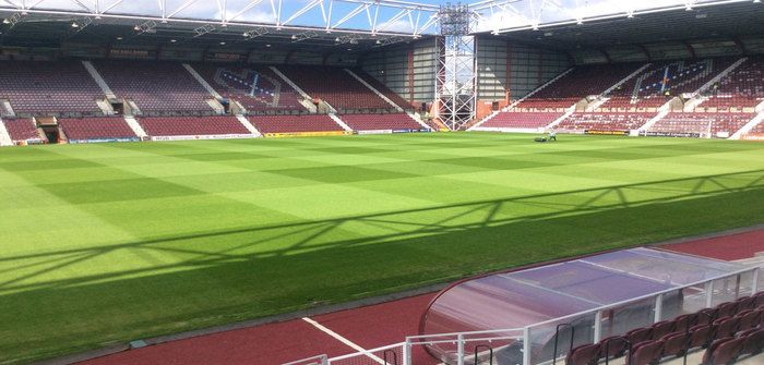 Heart of Midlothian FC pitch