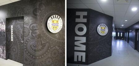 St Mirren FC player tunnel