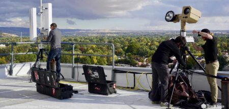 Drone defense systems at NCAA football games