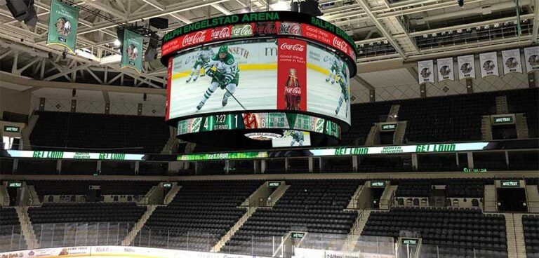 Ralph Engelstad Arena to install biggest center-hung display in college hockey