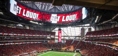 Mercedes-Benz Stadium halo