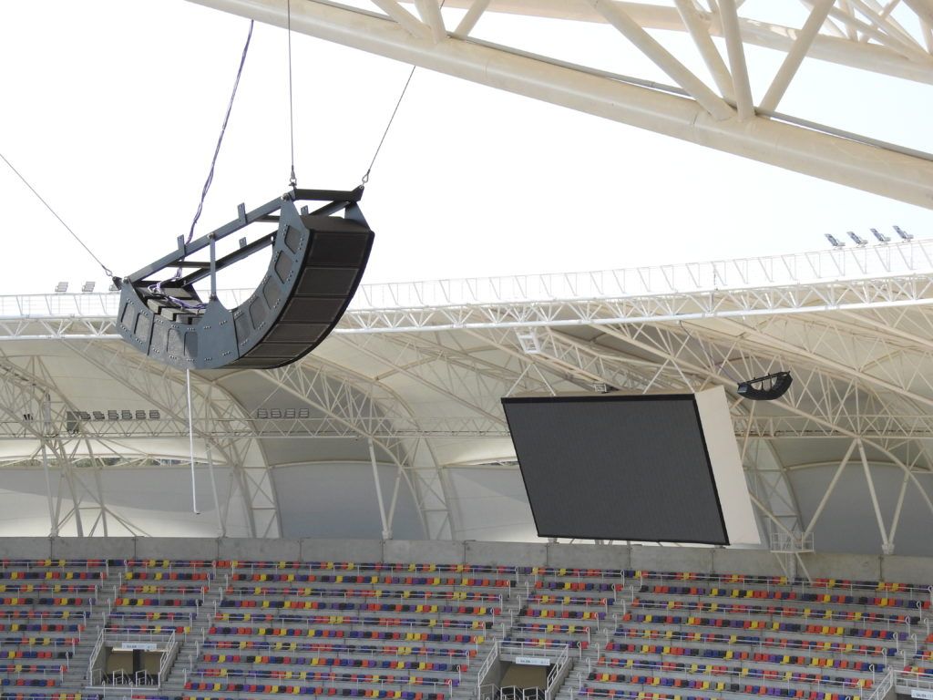 Safely installing a stadium audio system in a pandemic | Stadia Magazine