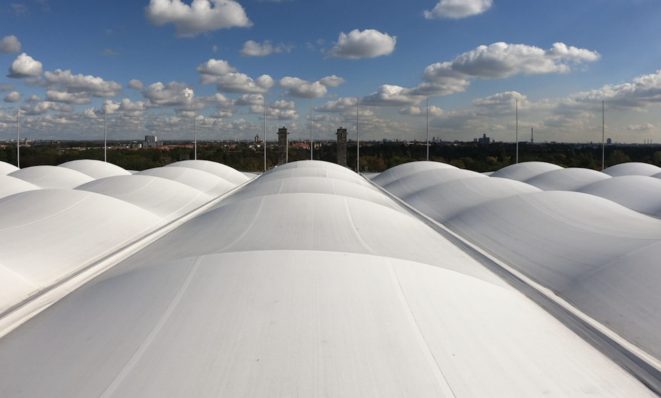 The Berlin Olympic Stadium also features membrane roofing