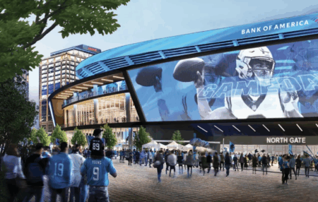 Clark and D.A. Everett to lead $800m Carolina Panthers NFL stadium revamp
