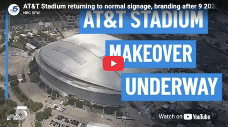 WORLD CUP VIDEO: AT&T Stadium returns to normal signage and branding