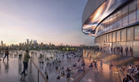 Renderings unveiled for stunning new Philadelphia 76ers arena
