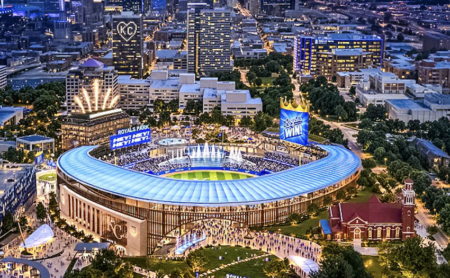 Populous unveils designs for Kansas City Royals $2b ballpark